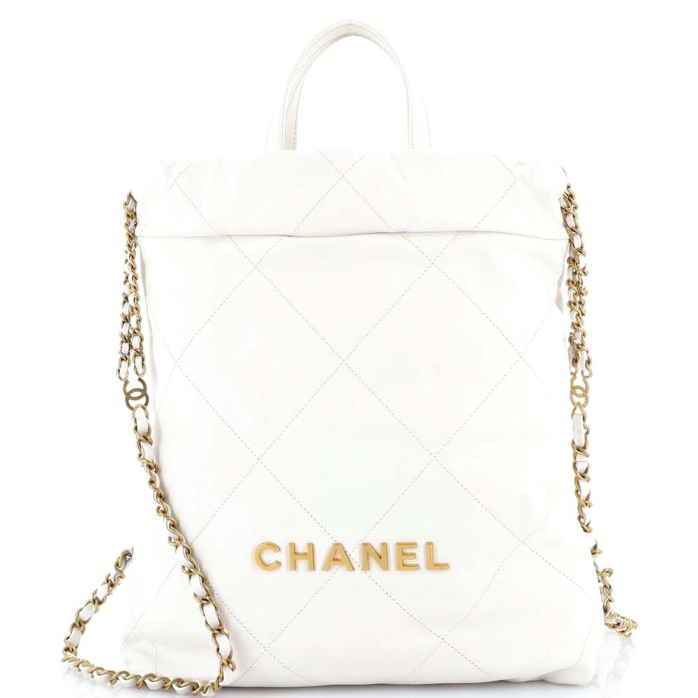 Chanel 22 Chain Backpack Quilted #248425C49B
